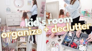 KIDS ROOM ORGANIZATION + DECLUTTER 2022 | closet organization & declutter, drawers, all the things!
