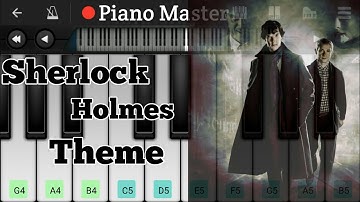 Sherlock Holmes Theme on Piano Tutorial