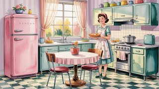 "10 Charming 1950s Kitchen Features You’ll Never See Again"#America rewind#USA in 1950#golden days