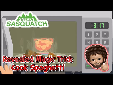 Sneaky Sasquatch - Revealed the trick of Making Spaghetti 🪄
