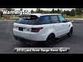 Used 2018 Land Rover Range Rover Sport HSE, Warrington, PA 3045881