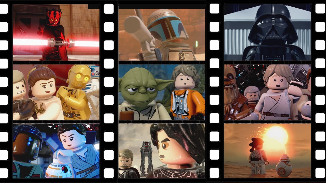 LEGO Star Wars: Saga - ALL EPISODES CUTSCENES - YouTube