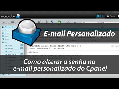 Como alterar a senha no e-mail personalizado do Cpanel