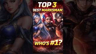 Top 3 Best Marksman in Mobile Legends 2026 | High Damage | Mobile Legends High Damage Heroes #mlbb