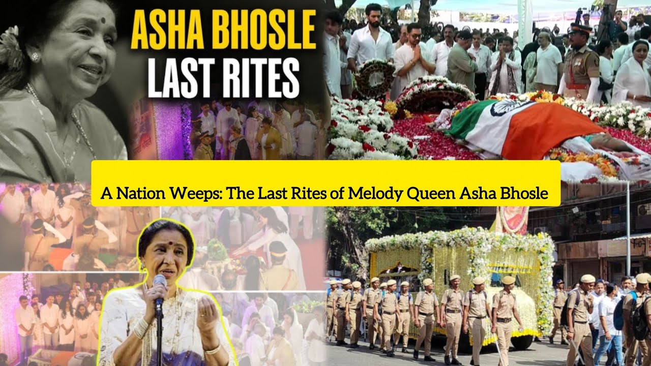 Asha Bhosle Last Rites: রাষ্ট্রীয় মর্যাদায় শেষ বিদায়,পতাকায় মোড়া ...