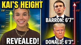 Kai Trump s Height SHOCKS Everyone How Tall Is She Next to Barron Donald