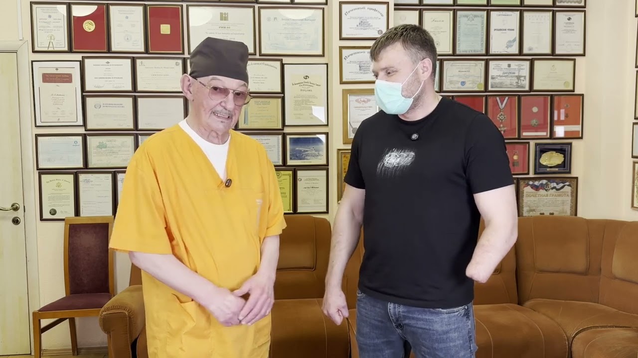 Вторая в мире пересадка глаза. Боец "Татар"