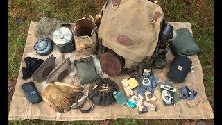 Bushcraft rucksack kit