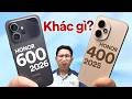 So sánh HONOR 600 và HONOR 400: Thêm IP69K, thêm Nút AI, còn khác gì nữa?