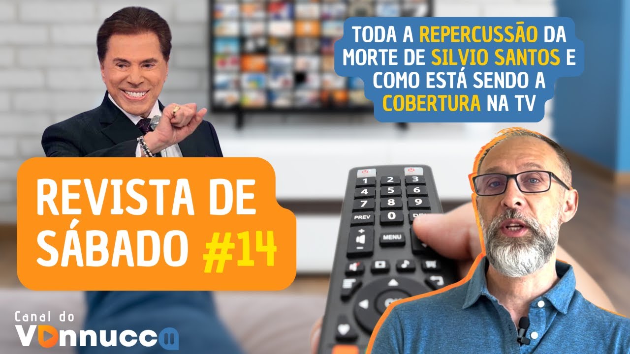 MORTE DE SILVIO SANTOS RENDE HOMENAGENS NA TV - REVISTA DE SÁBADO #14 ...