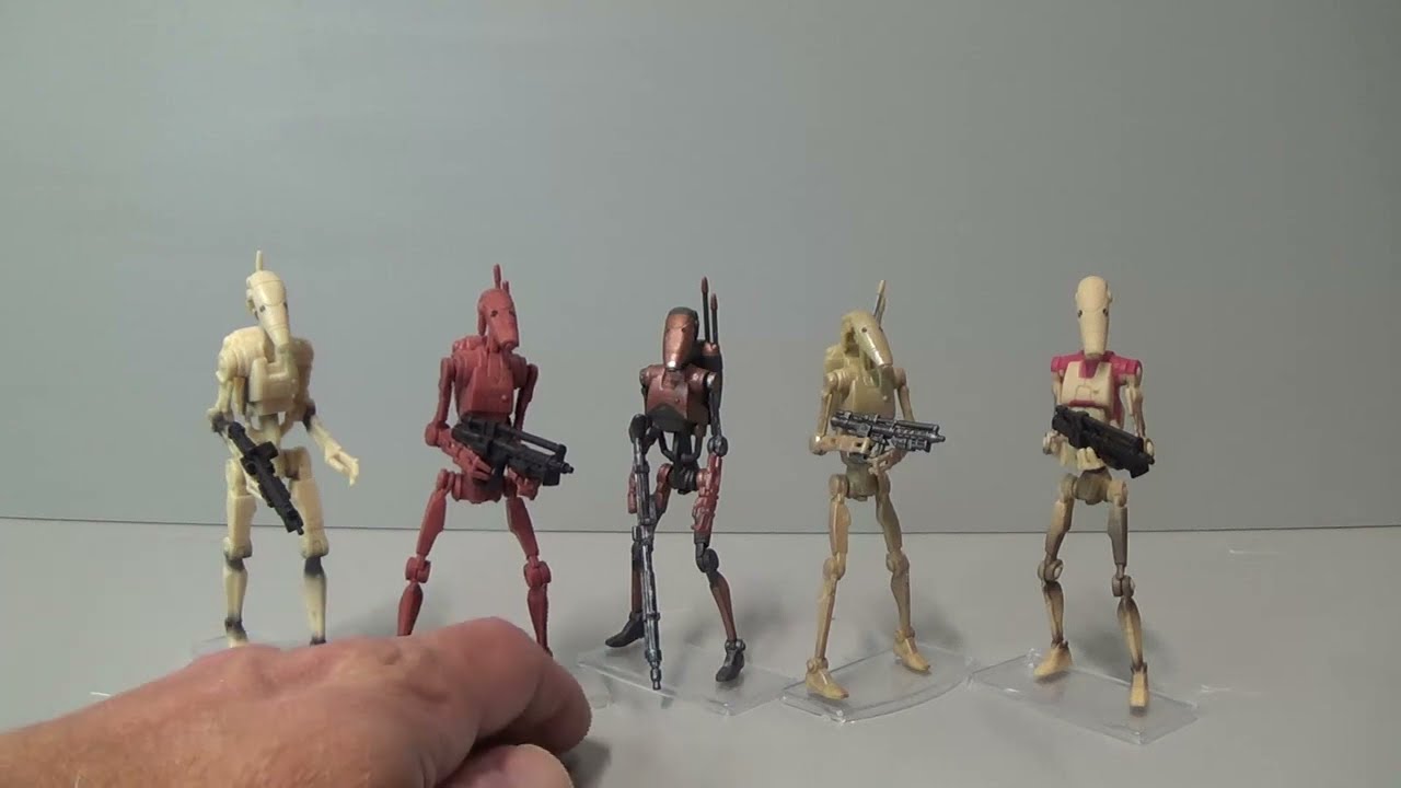 Star Wars the Vintage Collection B1 Battle Droids MAKMCSWF 1 - YouTube