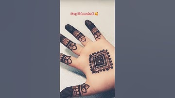 easy kids mehndi design 2025 #mehndi #henna #mehandi#mehndidesign #shorts #viral shorts#trending