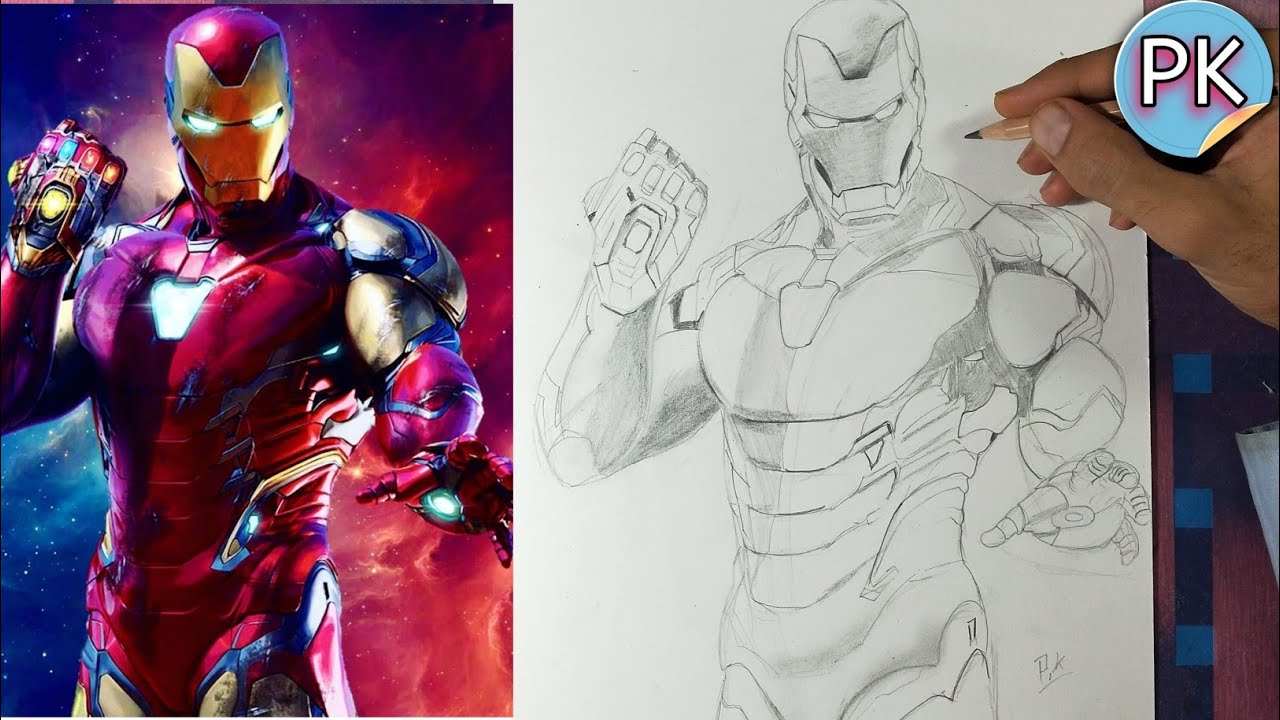 Bob Layton - Classic Iron Man - Commissioned Sketch, in Scott Wallace's  Sketches Comic Art Gallery Room