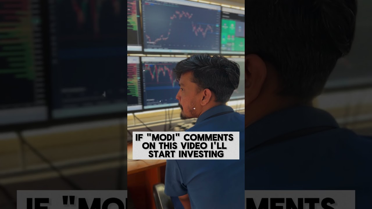 If Modi comments on this reel, I’ll start investing | #sharemarket #stockmarket #kannada #tranding
