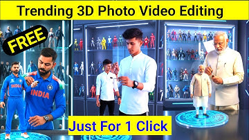 Trending Ai 3D Figure Video Editing Tutorial | Google Gemini Viral Photo Editing | Ai Video Editing