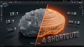 Select 10x FASTER in Blender with these 4 Shortcuts