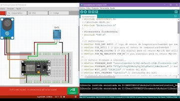 Calidad de aire (MQ135) con esp8266, Firebase y App inventor | PROYECTO ESP8266 N°2