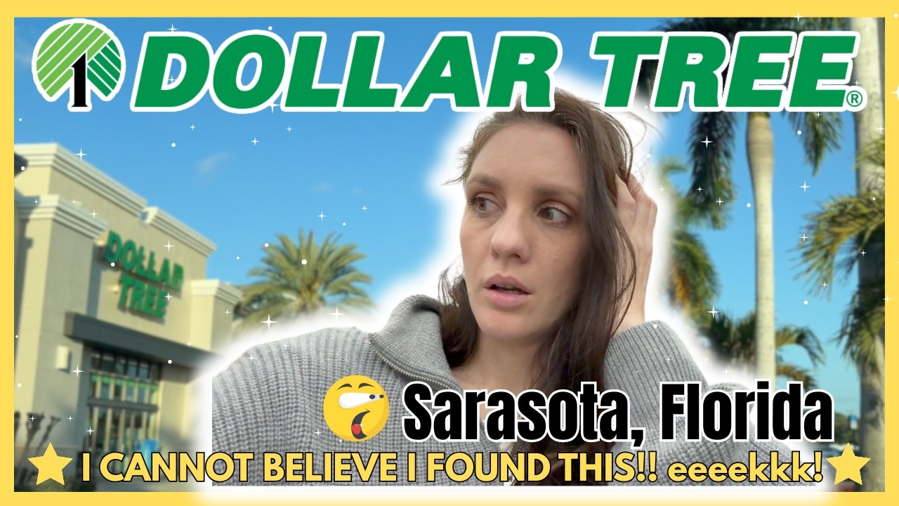 OMF I FOUND IT! Dollar Tree Shop With Me IN SARASOTA FLORIDA (AirBnb Real Chat)