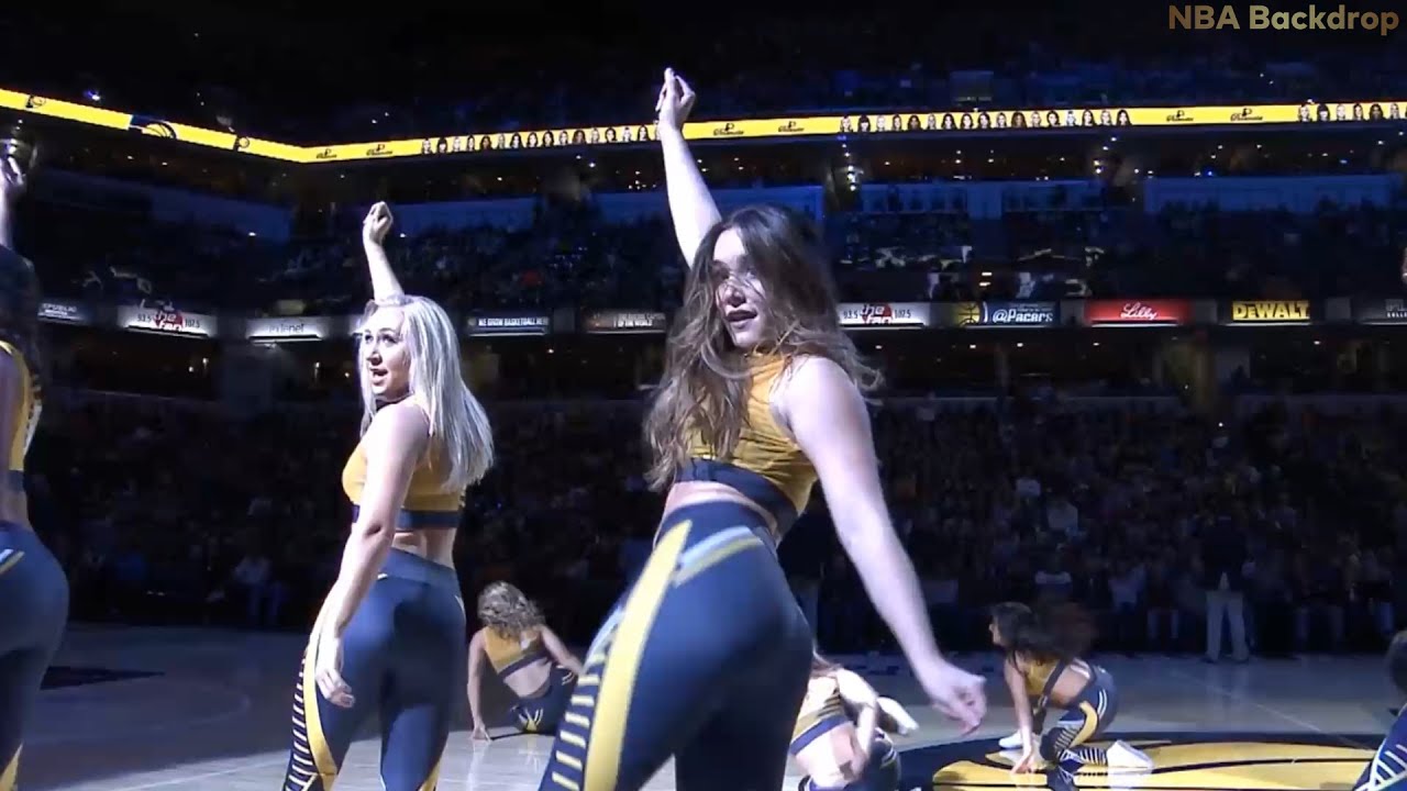 Indian Pacemates PACEMATES | Indiana Pacers Dancers | Cleveland vs Indiana | NBA Season ...