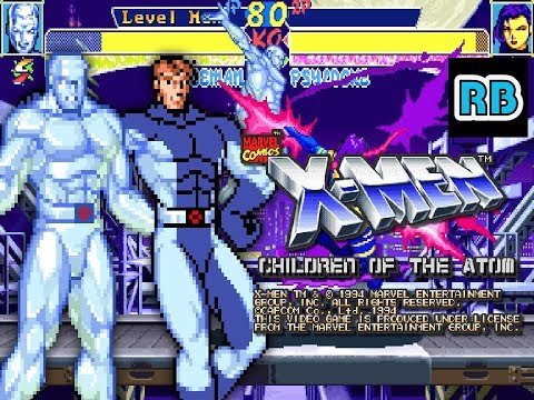 1994 60fps X Men Children Of The Atom pts Iceman Youtube