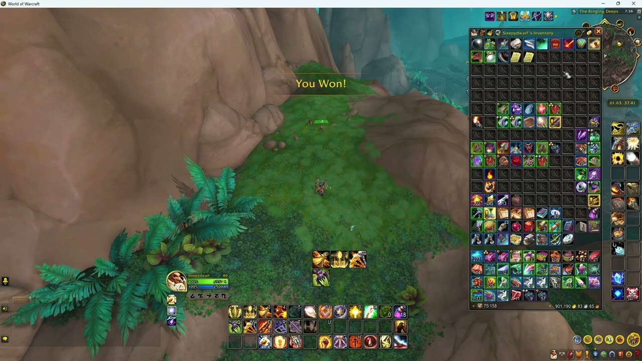 Pet Battles:  The Ringing Deep's Friendhaver Grem:  Undead Family