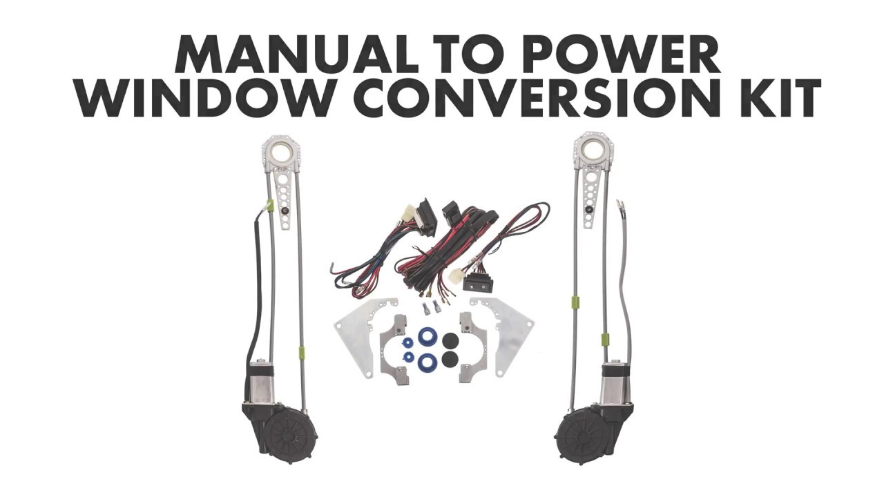 Manual to Power Window Conversion Kit - YouTube