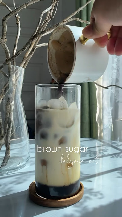 Double kill sih ini brown sugar ketemu milk oat🤤#homecafe #viral #fyp #brownsugar #dalgonacoffee