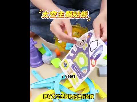 Інтерактивна іграшка трек з оглядовим колесом підсвічуванням звуковими ефектами гірками фігурками для дітей від 3 років, видео 1