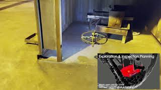 Autonomous Exploration and Inspection inside Industrial Tank Environments