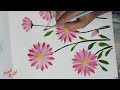 💐Easy And Amazing Flower Drawing | Floral Painting | #art | #drawing | #flower | Purabi N Art