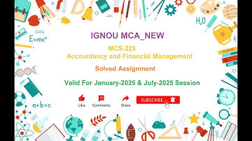 MCS 225 SOLVED ASSIGNMENT | MCS 225 IGNOU Solved Assignment Jan-2025 & July-2025  | MCA_NEW | IGNOU