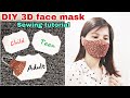 [full size] 3D Face Mask DIY | How to make a cloth face mask at home | Face Mask Sewing Tutorial