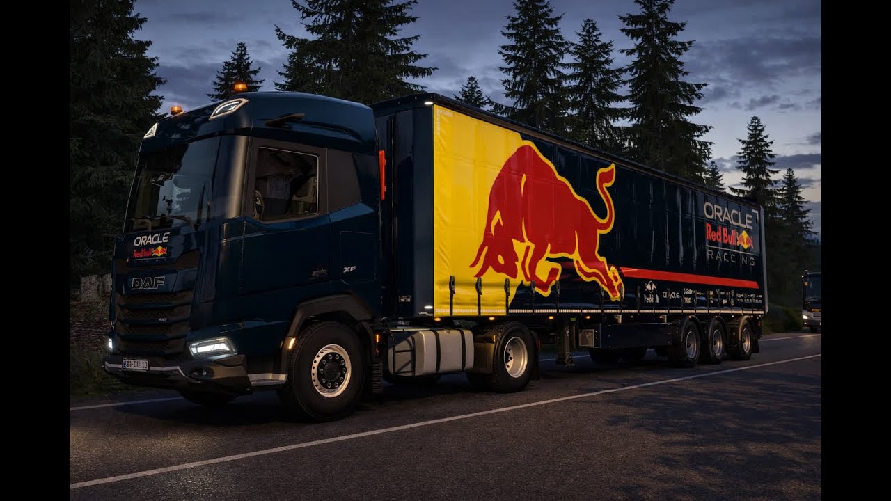 ETS2 1.57  DAF NGD 367CV Equipos de padock Rostock-Szczecin 243KM