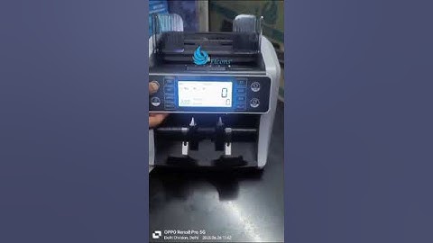 ELCONS cis  dual pocket Note counting machine with fake note detector #notecountingmachine