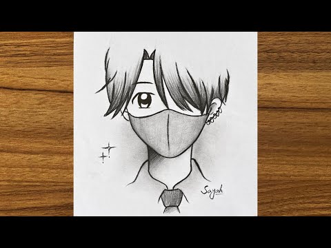 Easy anime drawing, How to draw anime step by step, Easy drawing for  beginners