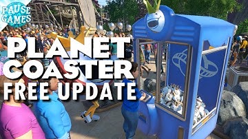 BREAKING: Planet Coaster Free Update / Vending & Crane Machines, Staff Uniforms, Filters and more!