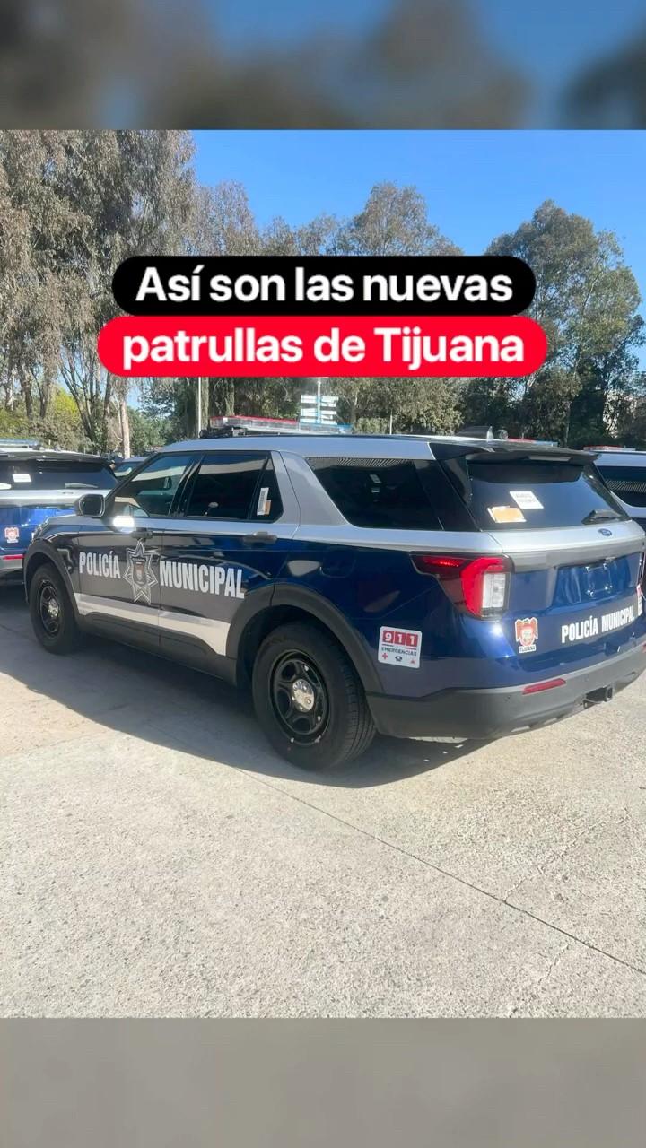 Así son las nuevas patrullas de Tijuana