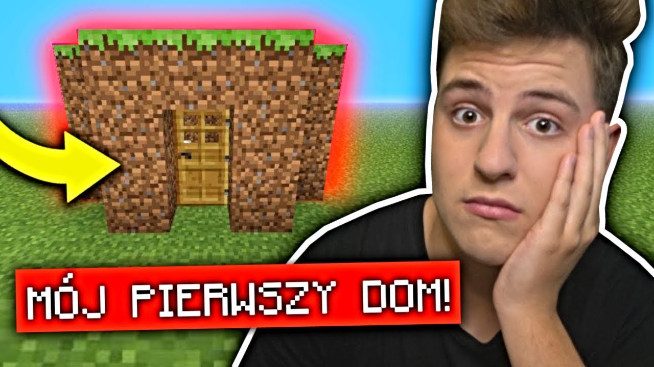 🔴JACOB VS MINECRAFT! MÓJ PIERWSZY DOM