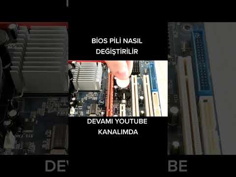 Bios pili nasıl değiştirilir. #pc #repair #bios #shorts #bilgisayar