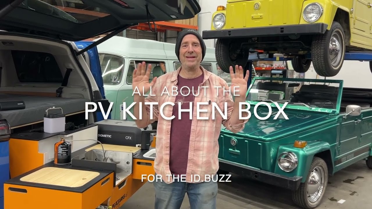 Peace Vans Rear Kitchen Unit for the Volkswagen ID. Buzz