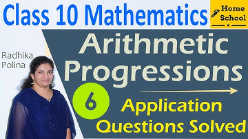 The third term of an arithmetic progression is 8 and its ninth term exceeds three times the third...