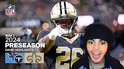 Rattler Season! Tennessee Titans vs. New Orleans Saints Reaction 2024 Preseason Week 3 Highlights thumbnail