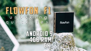 Flowfon F1 (H6) - Smart Android 9.0 TV Box || Unboxing & Quick test