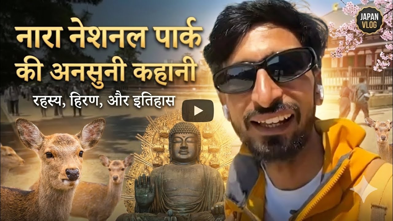 नारा नेशनल पार्क: रहस्य, हिरण और इतिहास | Nara Park Japan Travel Vlog in Hindi