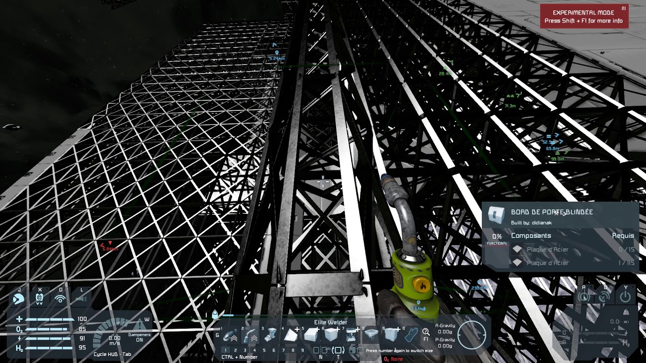 Space Engineers porte de hangar - YouTube