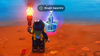 How to Find Rough Sapphire in LEGO Fortnite (Create Cut Sapphire)