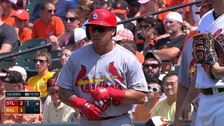 STL@BAL: Wong collects four hits against the Orioles