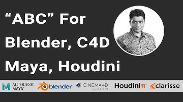 ABC for Blender, C4D, Maya, Houdini