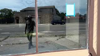 WALKING ON GRATIOT NEAR 8 MILE IN EXPLORING THE CITY