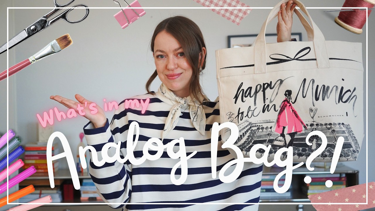 What's in my ANALOG BAG? Mit Offline-Hobbies gegen Doomscrolling #VLOG